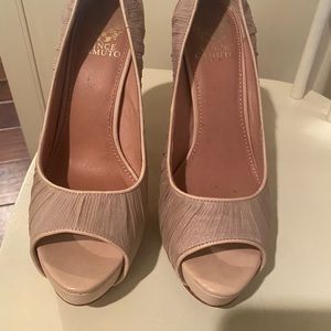 Vince Camuto.  Worn once. Blush color.  Size 8.